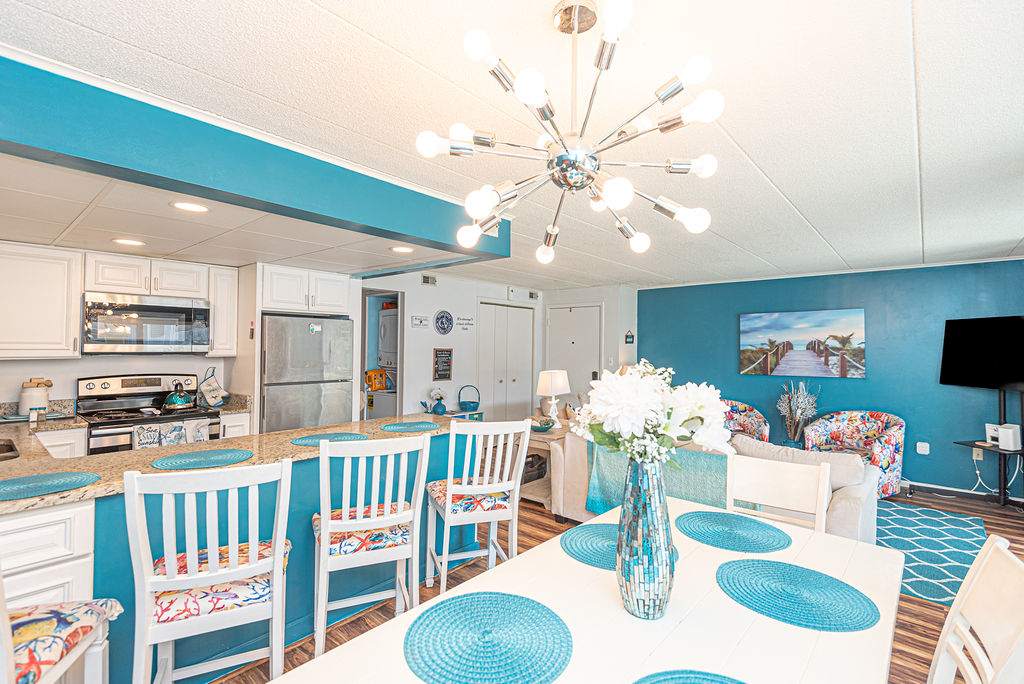 Dining and living area